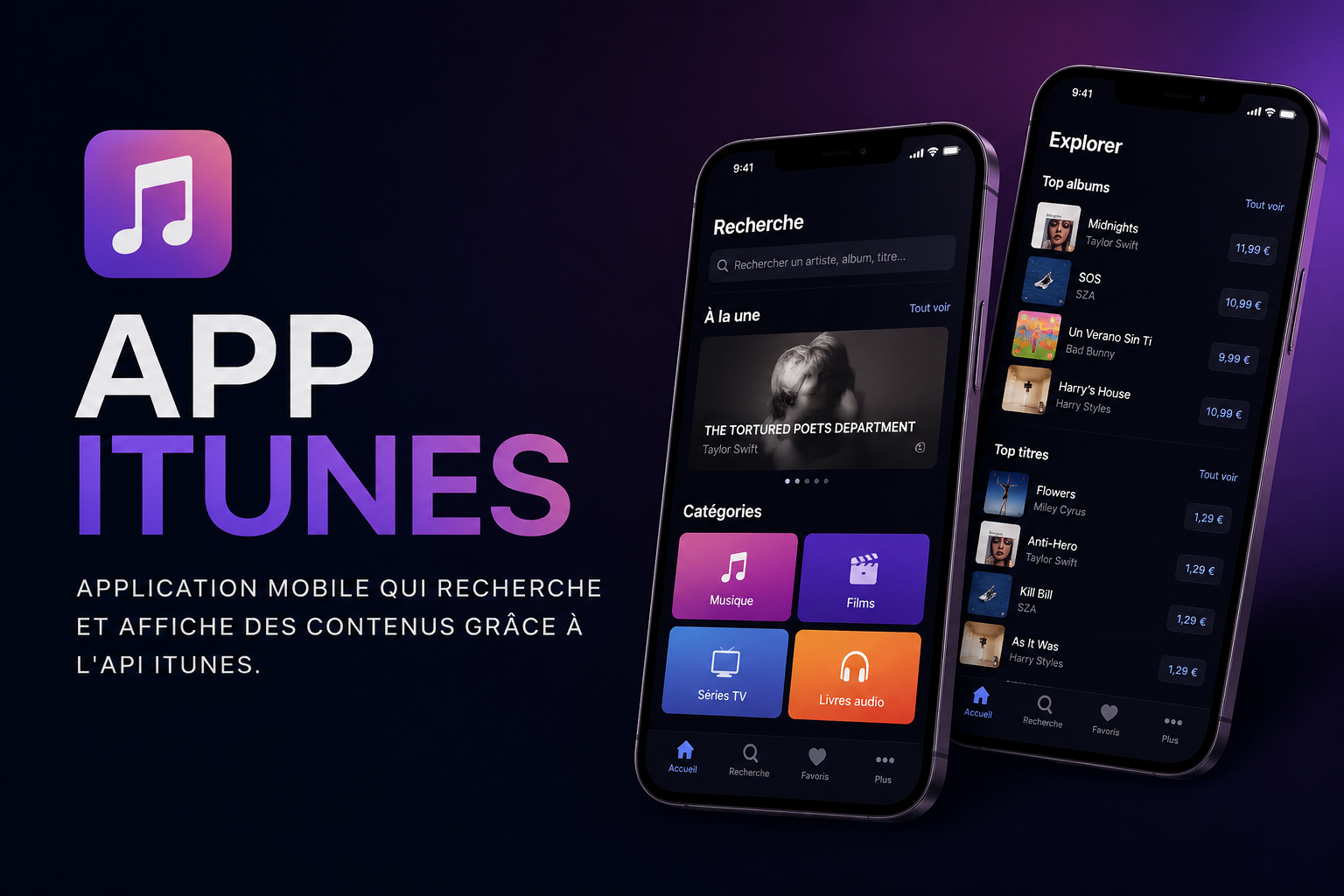 App iTunes by Zakaria Griche